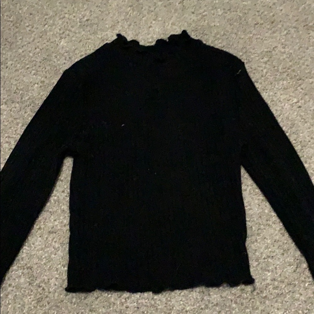 Black turtle neck